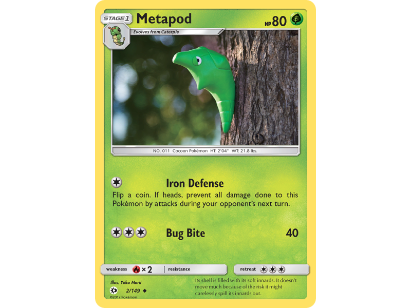 Metapod (Reverse Holo)