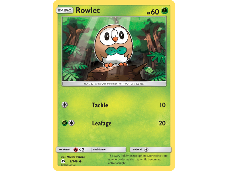 Rowlet (Reverse Holo)