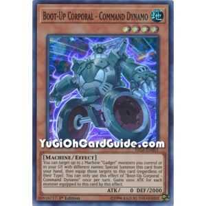 Boot-Up Corporal - Command Dynamo (Super Rare) – Fists of the Gadgets | Carta YUGIOH en México