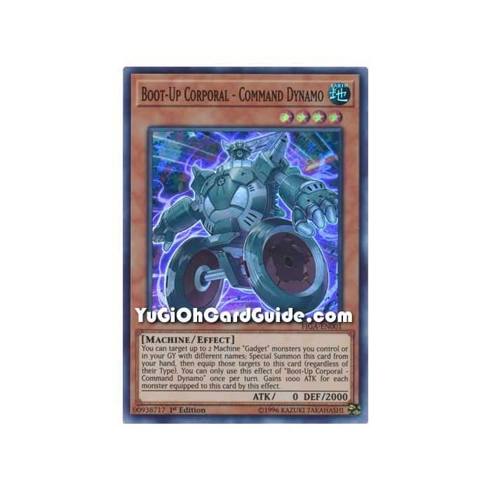 Boot-Up Corporal - Command Dynamo (Super Rare) – Fists of the Gadgets | Carta YUGIOH en México