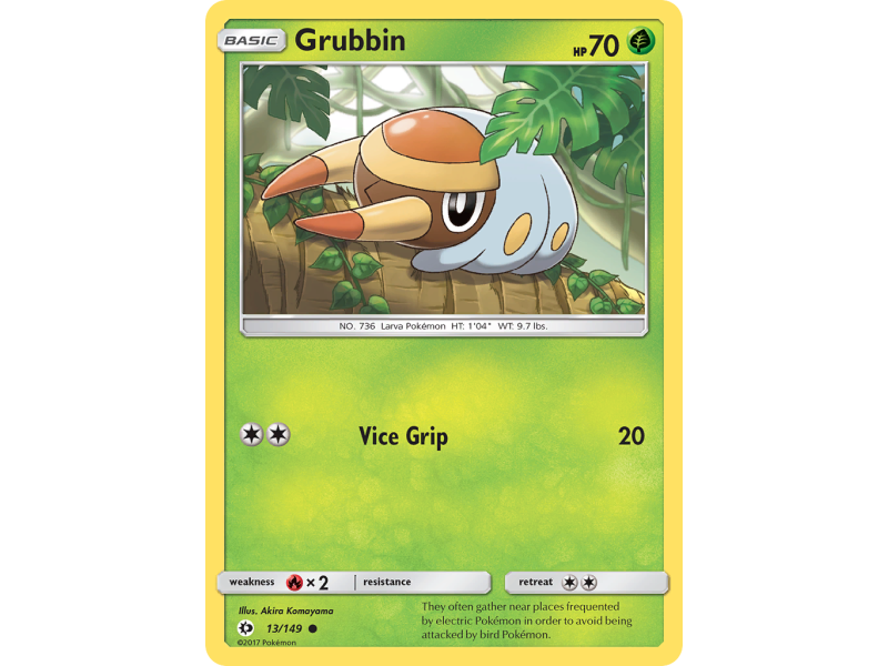 Grubbin (Reverse Holo)