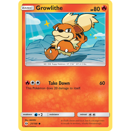 Growlithe (Reverse Holo)
