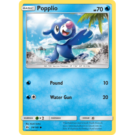 Popplio (Reverse Holo)