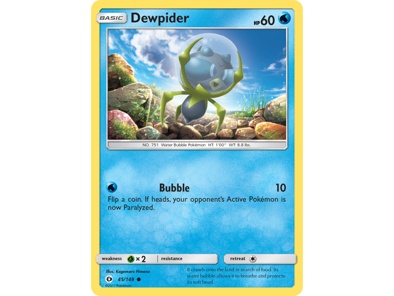 Dewpider (Reverse Holo)