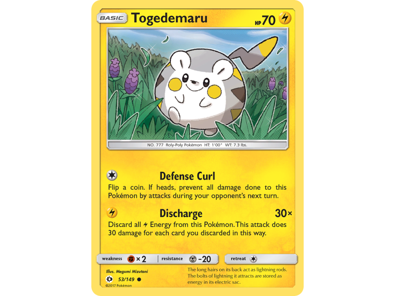 Togedemaru (Reverse Holo)
