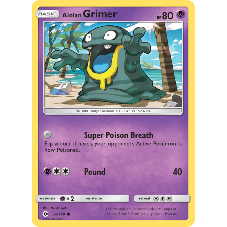 Alolan Grimer (Reverse Holo)