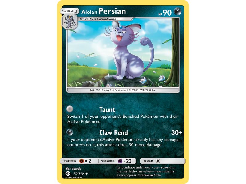Alolan Persian (Reverse Holo)