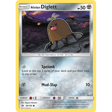 Alolan Diglett (Reverse Holo)