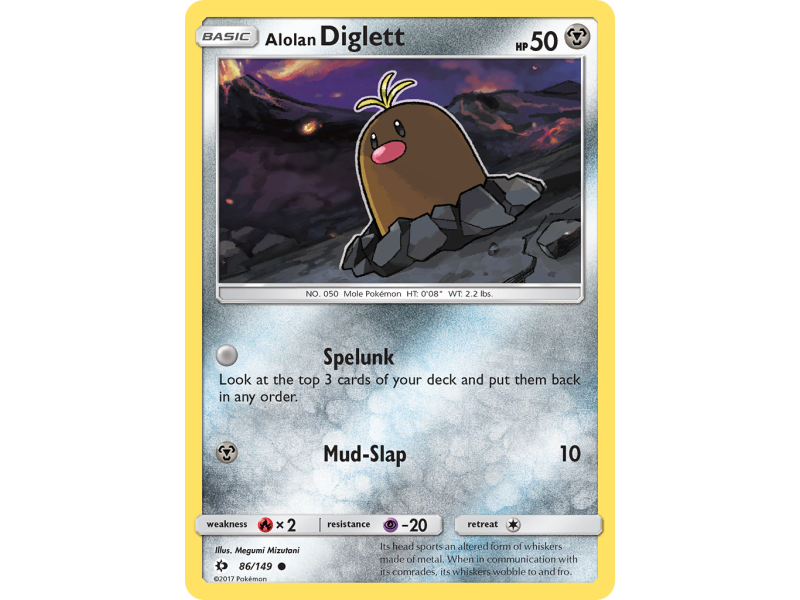 Alolan Diglett (Reverse Holo)