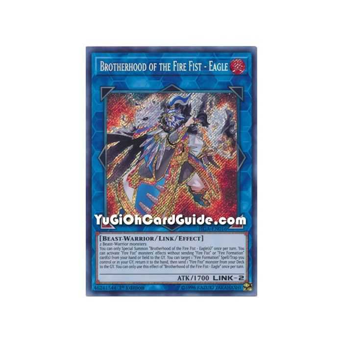 Brotherhood of the Fire Fist - Eagle (Secret Rare) – Fists of the Gadgets | Carta YUGIOH en México
