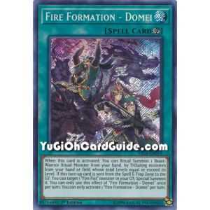 Fire Formation - Domei (Secret Rare) – Fists of the Gadgets | Carta YUGIOH en México