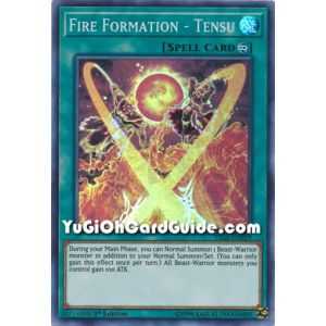 Fire Formation - Tensu (Super Rare) – Fists of the Gadgets | Carta YUGIOH en México