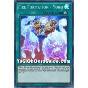 Fire Formation - Yoko (Super Rare) – Fists of the Gadgets | Carta YUGIOH en México
