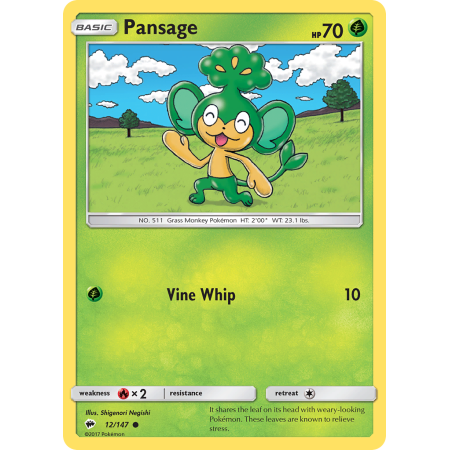 Pansage (Reverse Holo)