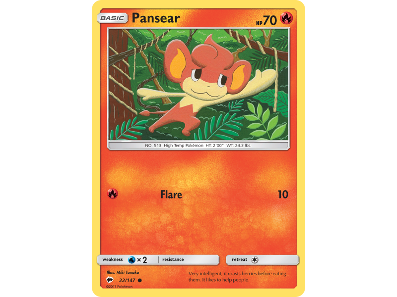 Pansear (Reverse Holo)