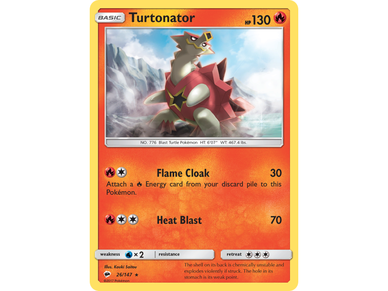 Turtonator (Reverse Holo)
