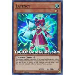 Latency (Super Rare) – Fists of the Gadgets | Carta YUGIOH en México