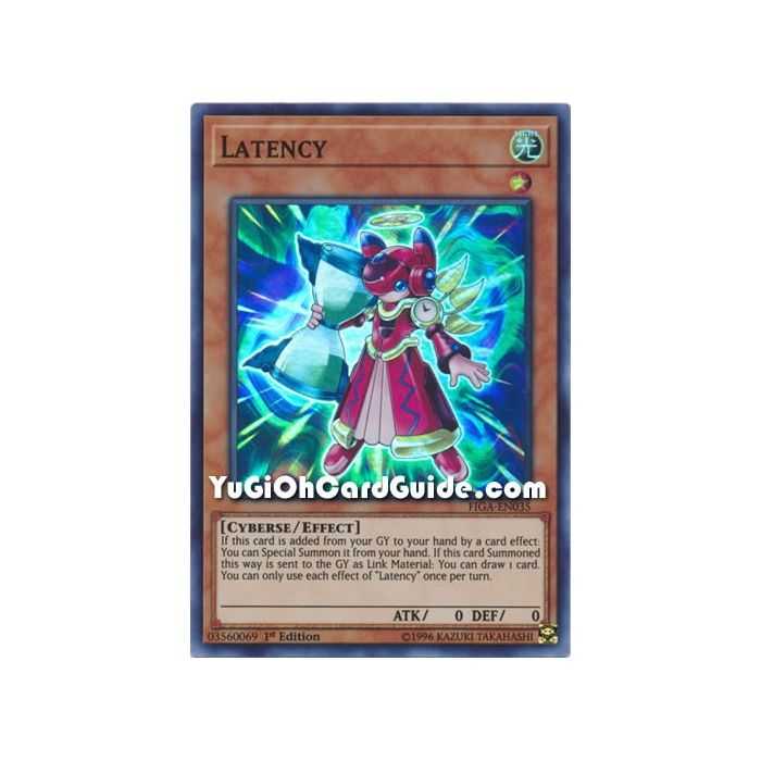 Latency (Super Rare) – Fists of the Gadgets | Carta YUGIOH en México