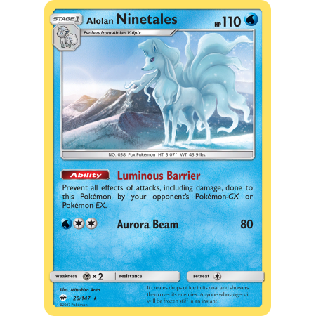 Alolan Ninetales (Reverse Holo)