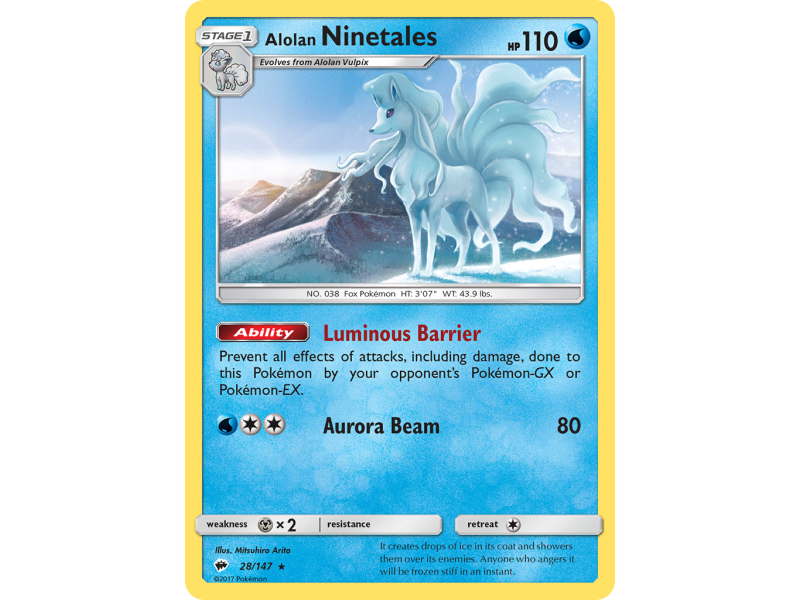 Alolan Ninetales (Reverse Holo)