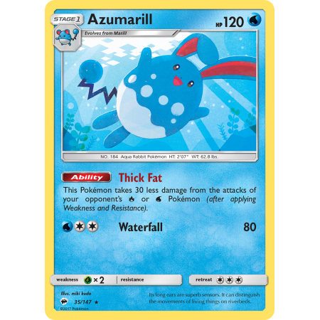 Azumarill (Reverse Holo)