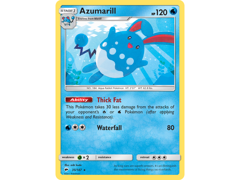 Azumarill (Reverse Holo)