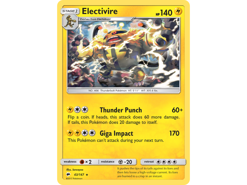 Electivire (Reverse Holo)