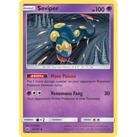 Seviper (Reverse Holo)