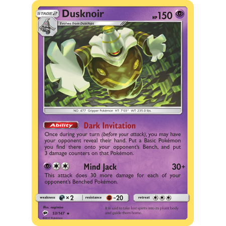 Dusknoir (Reverse Holo)