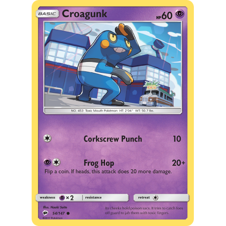 Croagunk (Reverse Holo)