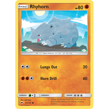 Rhyhorn (Reverse Holo)