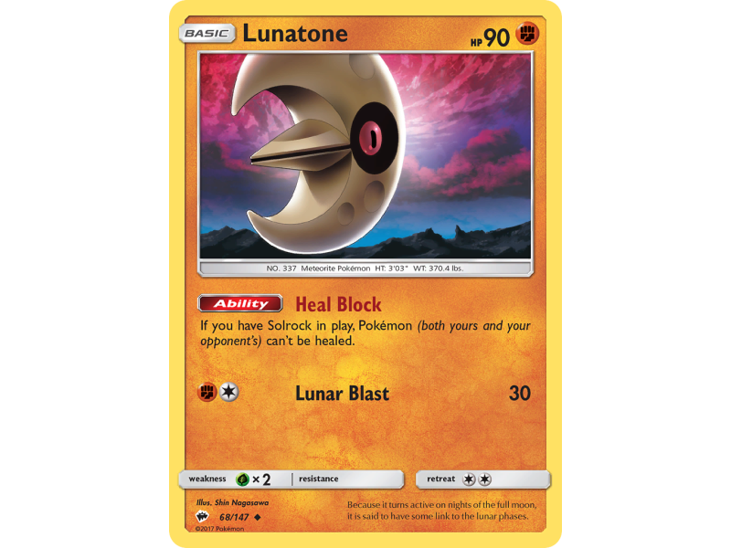 Lunatone (Reverse Holo)