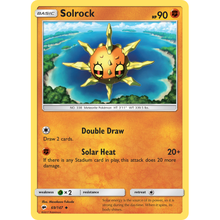 Solrock (Reverse Holo)