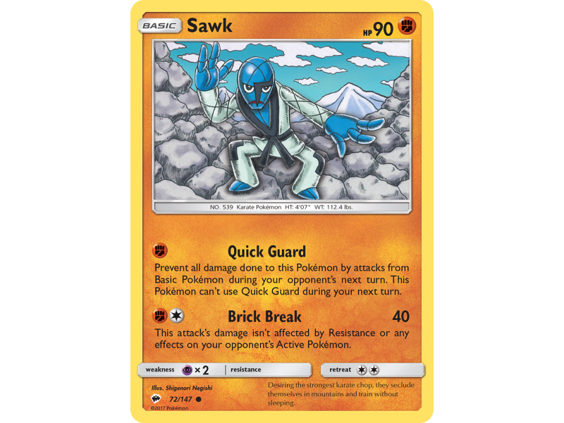 Sawk (Reverse Holo)