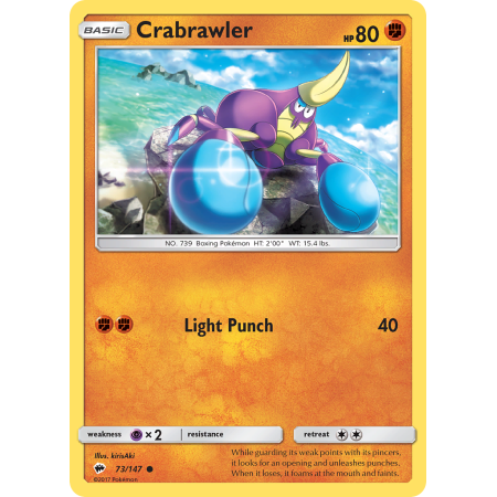 Crabrawler (Reverse Holo)