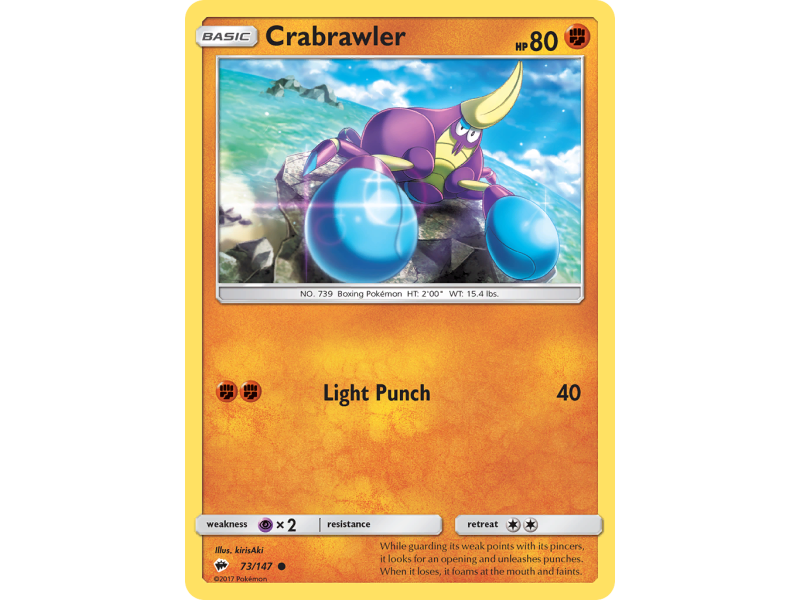 Crabrawler (Reverse Holo)