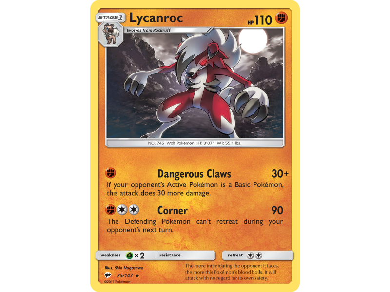 Lycanroc (Reverse Holo)