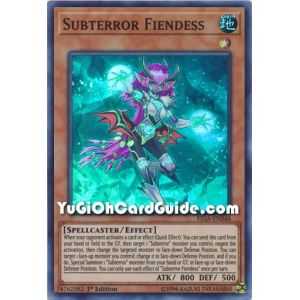 Subterror Fiendess (Super Rare) – Fists of the Gadgets | Carta YUGIOH en México
