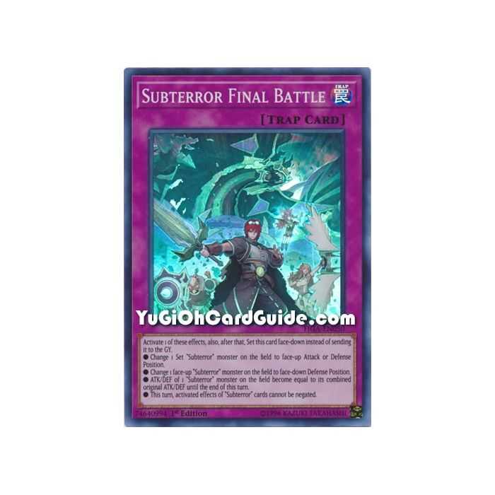 Subterror Final Battle (Super Rare) – Fists of the Gadgets | Carta YUGIOH en México