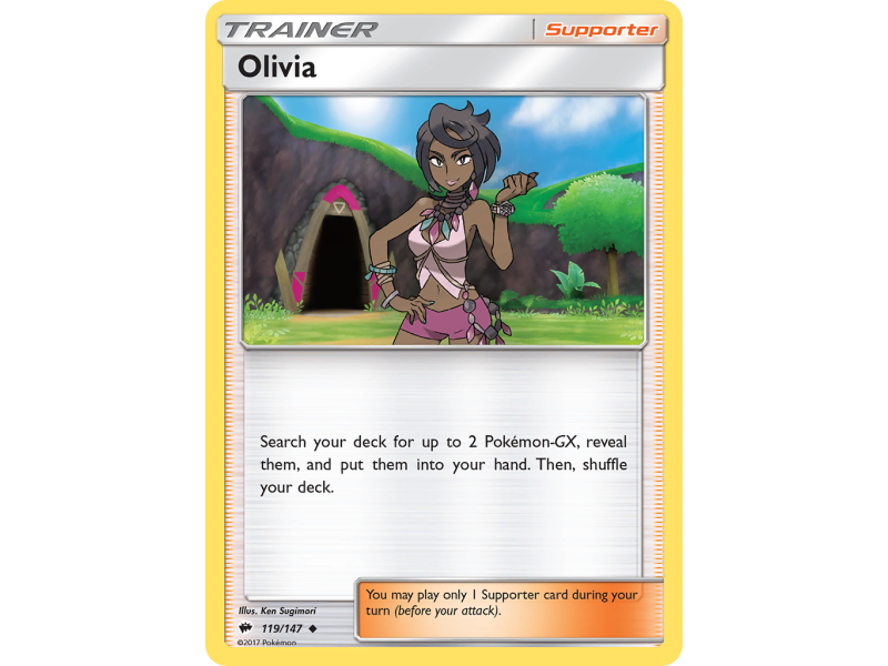 Olivia (Reverse Holo)