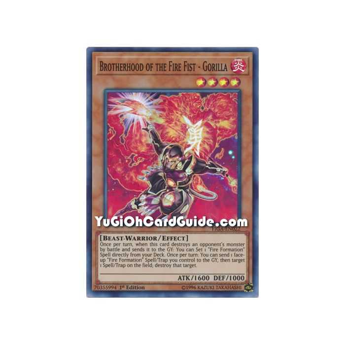Brotherhood of the Fire Fist - Gorilla
