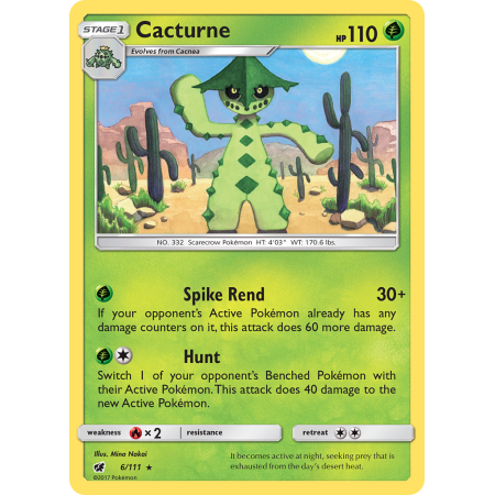 Cacturne (Reverse Holo)