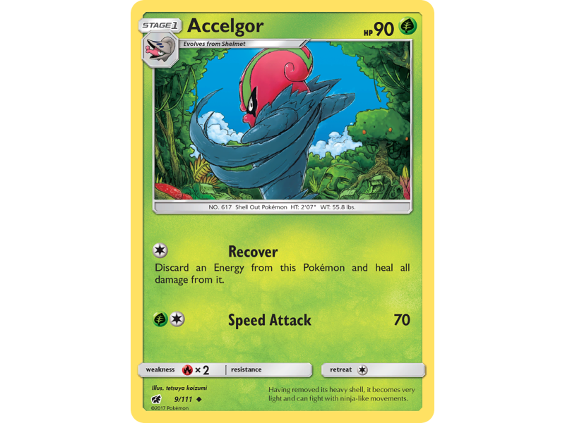 Accelgor (Reverse Holo)