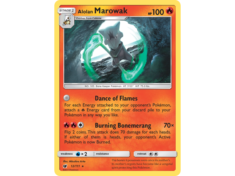 Alolan Marowak (Reverse Holo)