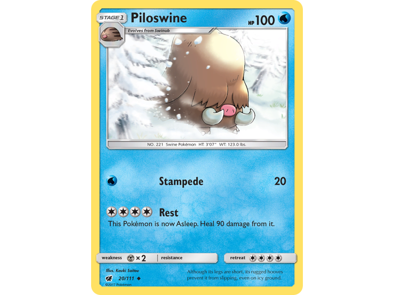 Piloswine (Reverse Holo)