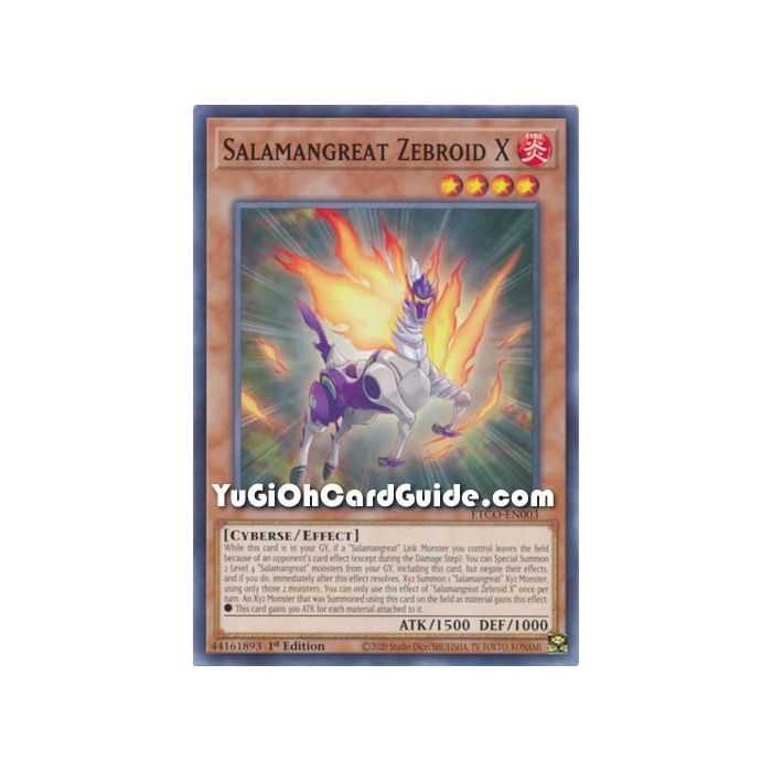 Salamangreat Zebroid X (Common) – Eternity Code | Carta YUGIOH en México
