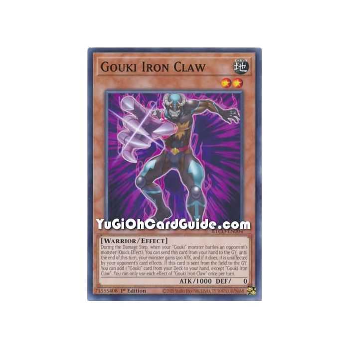 Gouki Iron Claw (Common) – Eternity Code | Carta YUGIOH en México