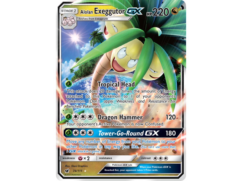 Alolan Exeggutor-GX (Holo)