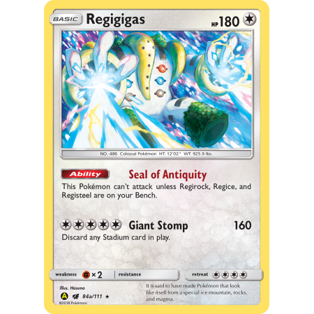 Regigigas (Reverse Holo)