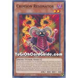 Crimson Resonator (Common) – Eternity Code | Carta YUGIOH en México